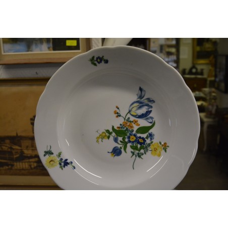 (n-4522/4) Kahla lillelised  supi-pastataldrikud, 6tk