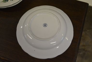 (n-4522/4) Kahla lillelised  supi-pastataldrikud, 6tk