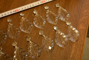 (8-361/2) Kristalllühtri tagavara kristallid , 12  tk komplektis