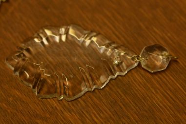 (8-361/2) Kristalllühtri tagavara kristallid , 12  tk komplektis