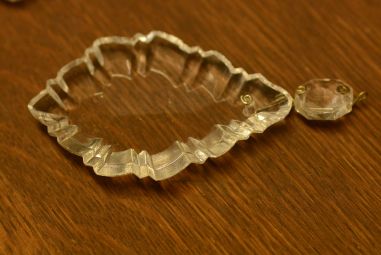 (8-361/2) Kristalllühtri tagavara kristallid , 12  tk komplektis