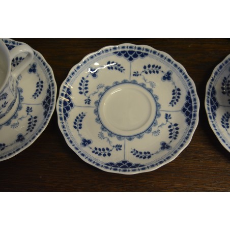 (n-4560/3) Bavaria Winterling Marktleuthen, Echt Kobalt kohvitassid-taldrikud, 6tk