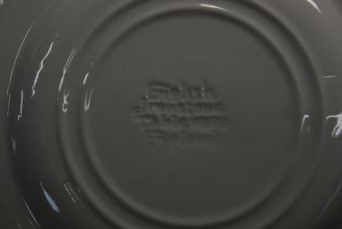 (n-4904) Inglise punased salatitaldrikud, 4tk