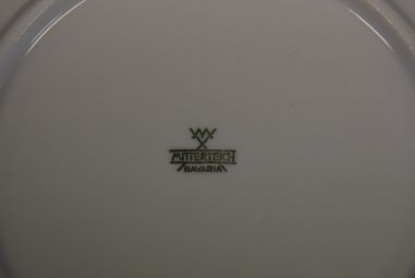 (n-4646/2) Bavaria Mitterteich, õunapuu õitega supi-pstataldrikud, 6tk