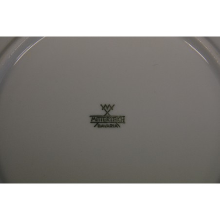 (n-4646/2) Bavaria Mitterteich, õunapuu õitega supi-pstataldrikud, 6tk