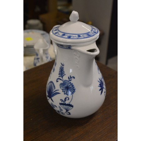 (n-4666/6) Wellco Krefeld Porzellan, Echt Kobalt sibulamustriga kann