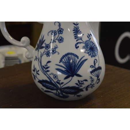 (n-4666/6) Wellco Krefeld Porzellan, Echt Kobalt sibulamustriga kann