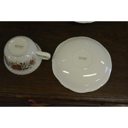 (n-4700/3) Adams Jeddo kohvitassid-taldrikud, 6tk