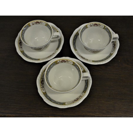 (n-4700/3) Adams Jeddo kohvitassid-taldrikud, 6tk