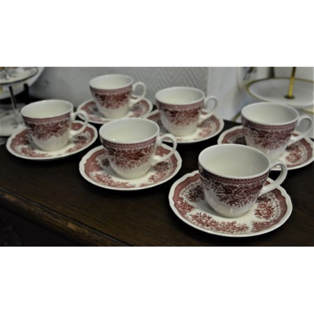 (n-4703/4) Villeroy & Boch Fasan  kohvitassid-taldrikud, 6tk