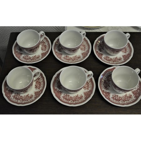 (n-4703/4) Villeroy & Boch Fasan  kohvitassid-taldrikud, 6tk