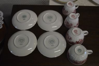 (n-4703/6) Villeroy & Boch Fasan  kohvitassid-taldrikud, 2+2tk