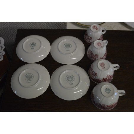 (n-4703/6) Villeroy & Boch Fasan  kohvitassid-taldrikud, 2+2tk