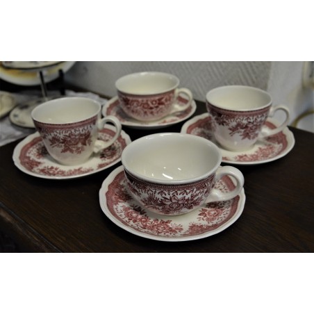 (n-4703/6) Villeroy & Boch Fasan  kohvitassid-taldrikud, 2+2tk