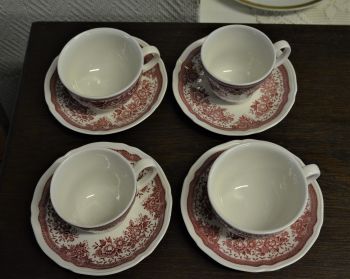 (n-4703/6) Villeroy & Boch Fasan  kohvitassid-taldrikud, 2+2tk 2