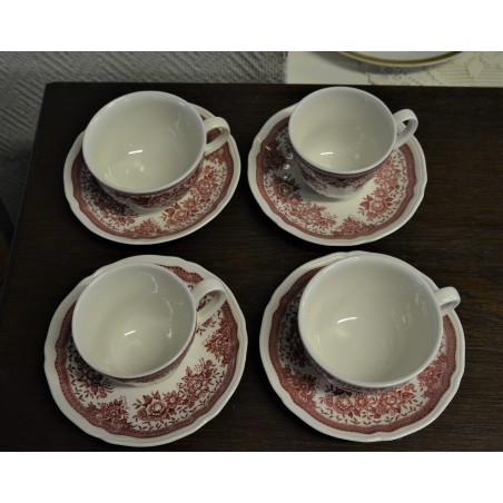 (n-4703/6) Villeroy & Boch Fasan  kohvitassid-taldrikud, 2+2tk