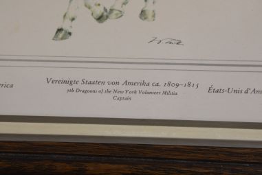 (n-4718) Raamitud militaarsed pildid, 2tk