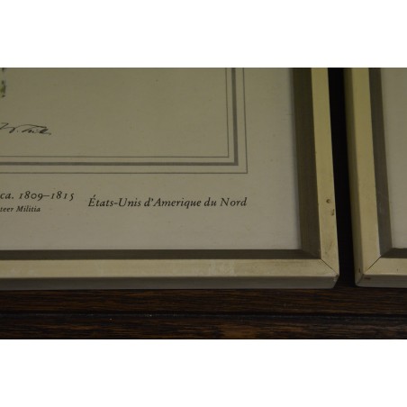 (n-4718) Raamitud militaarsed pildid, 2tk