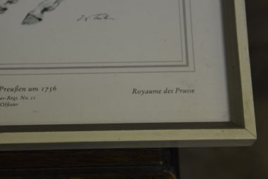 (n-4718) Raamitud militaarsed pildid, 2tk