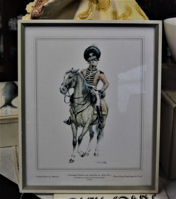 (n-4718) Raamitud militaarsed pildid, 2tk 2