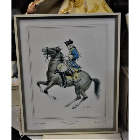 (n-4718) Raamitud militaarsed pildid, 2tk