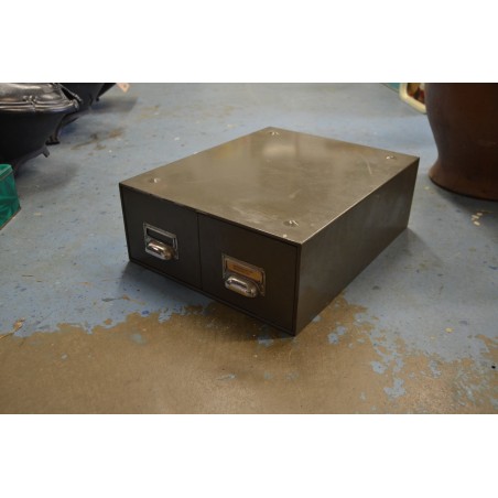 (11-074) Vana metallist kartoteegikapp