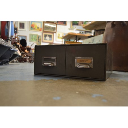 (11-074) Vana metallist kartoteegikapp