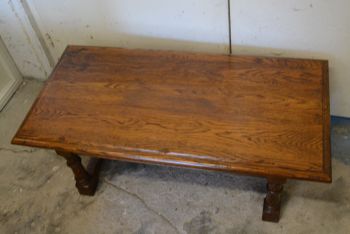 (12-251) Puidust rustikaalne diivanilaud 2