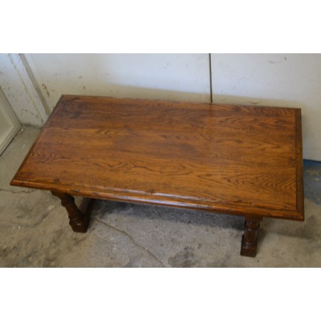 (12-251) Puidust rustikaalne diivanilaud