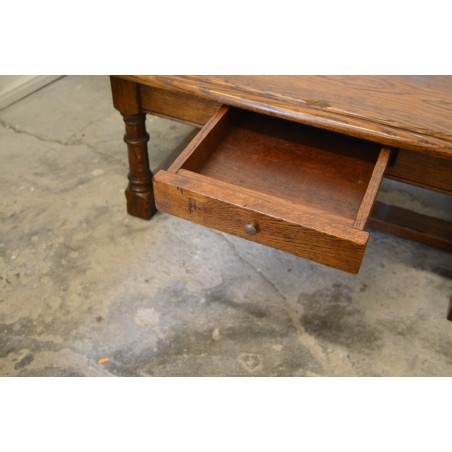 (12-251) Puidust rustikaalne diivanilaud