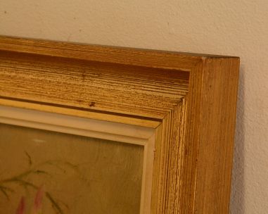 () Raamitud õlimaal, signeeritud