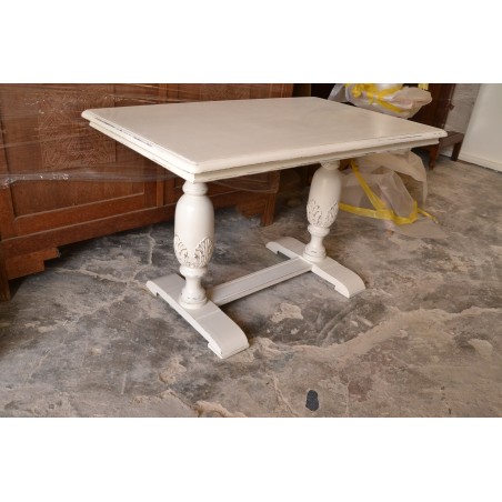 (L-285) Valge diivanilaud