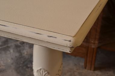 (L-285) Valge diivanilaud