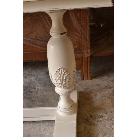 (L-285) Valge diivanilaud