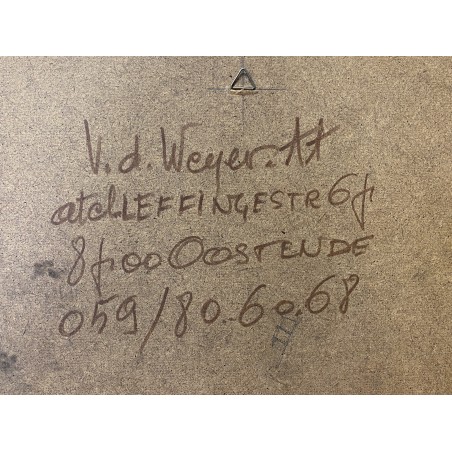 (p-818) Raamitud joonistus, signeeritud