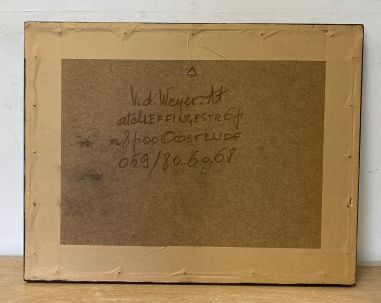 (p-818) Raamitud joonistus, signeeritud