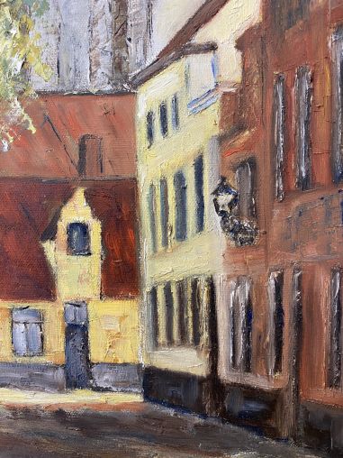 (p-820) Raamitud õlimaal, signeeritud