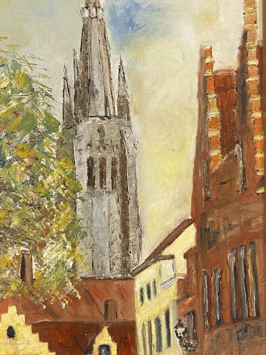 (p-820) Raamitud õlimaal, signeeritud