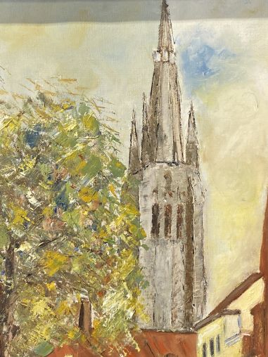 (p-820) Raamitud õlimaal, signeeritud