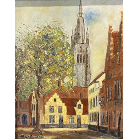 (p-820) Raamitud õlimaal, signeeritud