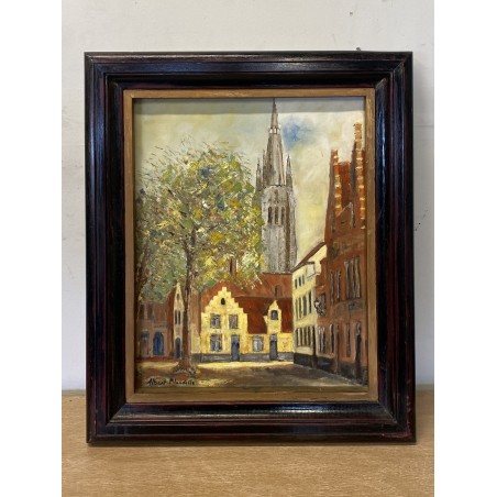 (p-820) Raamitud õlimaal, signeeritud