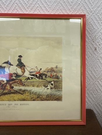 (p-832) John Frederick Herring, raamitud trükk "Rebase jaht" 2