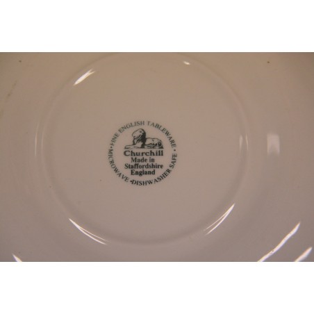 (n-4875)  Churchill kirssidega supi-pastataldrikud, 4tk (n-4875)  Churchill kirssidega supi-pastataldrikud, 4tk