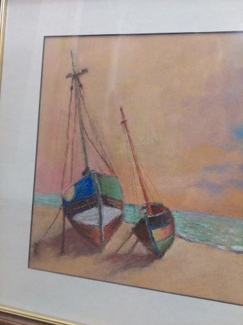 (n-4881) Raamitud maal, paadid rannal 2