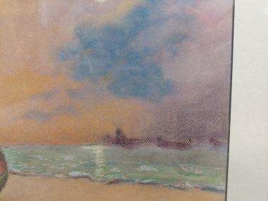 (n-4881) Raamitud maal, paadid rannal