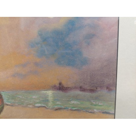 (n-4881) Raamitud maal, paadid rannal