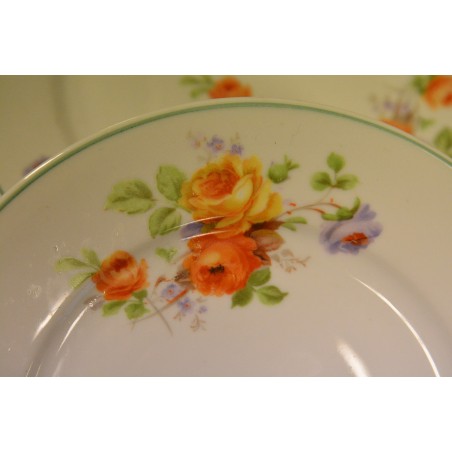 (n-4958/1) Roosilised salatitaldrikud, 8tk