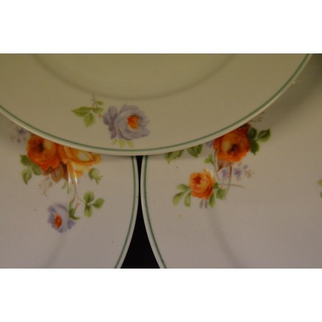 (n-4958/1) Roosilised salatitaldrikud, 8tk