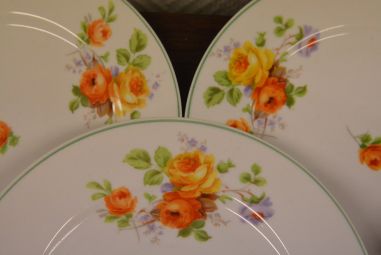 (n-4958/1) Roosilised salatitaldrikud, 8tk