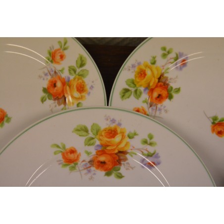 (n-4958/1) Roosilised salatitaldrikud, 8tk